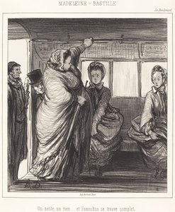 Madeleine-Bastille autorstwa Honoré Daumier