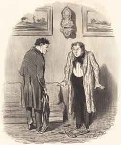Ale kiedy mówię ci, że nie mogę ruszyć nogami... autorstwa Honoré Daumier