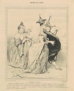 chiński ślub autorstwa Honoré Daumier
