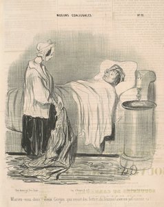 Więc weź ślub! stary grigou... autorstwa Honoré Daumier
