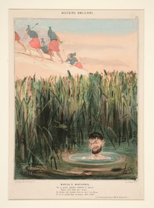 Marius w Minturnae. Podziwiaj złośliwość tego wielkiego generała autorstwa Honoré Daumier
