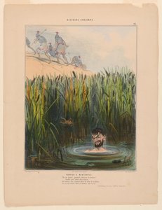 Marius a Minturnes, tablica 21 z Historii starożytnej autorstwa Honoré Daumier