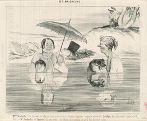 Pani Greluche: Och Gustave, jakie to dobre! autorstwa Honoré Daumier