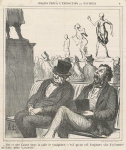 Ja co lubię w pokoju rzeźby... autorstwa Honoré Daumier