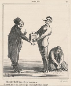 Mój drogi holsztynie, proszę głosuj... autorstwa Honoré Daumier