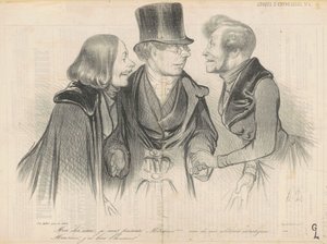 Mój drogi przyjacielu, przedstawiam ci pana.... autorstwa Honoré Daumier