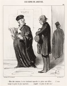 Mój drogi panie... niemożliwym jest postawić się w twojej sprawie autorstwa Honoré Daumier