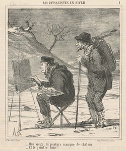 Mój staruszku, twojemu obrazowi brakuje ciepła... autorstwa Honoré Daumier