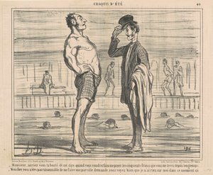 Panie, czy byłbyś na tyle uprzejmy, aby mi powiedzieć... autorstwa Honoré Daumier