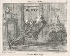 Mossie woźny autorstwa Honoré Daumier