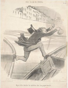 Sposoby aportowania brzan we własnym domu autorstwa Honoré Daumier