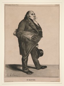 p. Barthe, pl. 294 z serii C?l?brit? de la Karykatura (Karykatura autorstwa Honoré Daumier