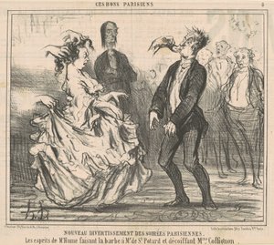 Nowa wieczorna rozrywka autorstwa Honoré Daumier