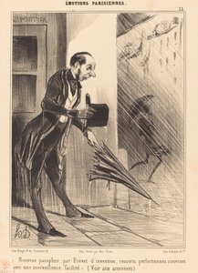 Parasol nowy, Patent... autorstwa Honoré Daumier