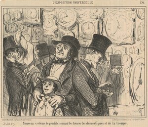 Nowy system wahadłowy... autorstwa Honoré Daumier