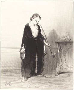 O rozkosz z opium, którym mnie zniewalasz!... autorstwa Honoré Daumier