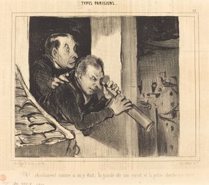 Och!... absolutnie tak, jakbyśmy tam byli; duży... autorstwa Honoré Daumier