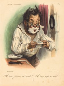 Oh! Moja żona nie żyje! autorstwa Honoré Daumier