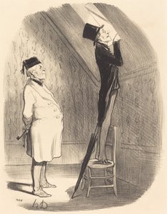 Oh! jeśli chodzi o widok, nie znajdziesz lepszego niż tutaj! autorstwa Honoré Daumier