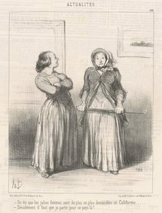 Mówią, że ładne kobiety są... autorstwa Honoré Daumier