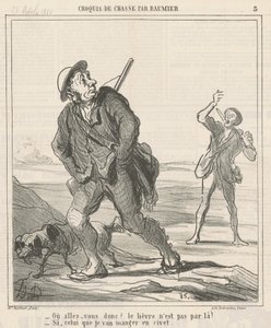 Gdzie idziesz? autorstwa Honoré Daumier