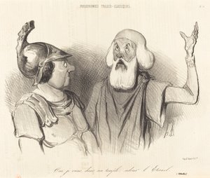 Tak, przychodzę do jego świątyni... autorstwa Honoré Daumier