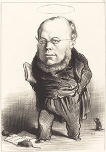 PJ Proudhon autorstwa Honoré Daumier