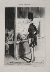 Paryskie Emocje, płyta 3: Mam trzy sous!, 1839. autorstwa Honoré Daumier