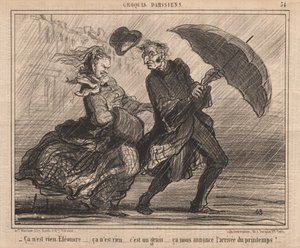 Paryskie szkice: to nic Eleonory autorstwa Honoré Daumier