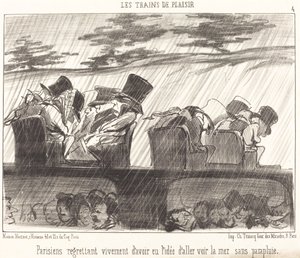 Paryżanie głęboko żałują... autorstwa Honoré Daumier