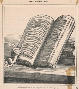 Nic dziwnego, że to długo... autorstwa Honoré Daumier