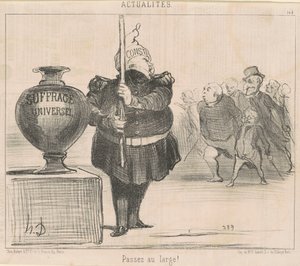 Idź szeroko! autorstwa Honoré Daumier