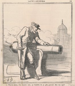 Biedny stary! Jestes jak ja... autorstwa Honoré Daumier