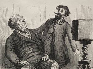 Fotograf i sfotografowany autorstwa Honoré Daumier