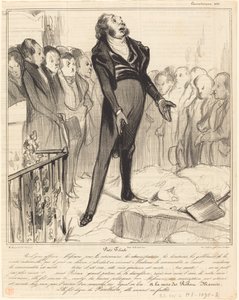 Synowska pobożność autorstwa Honoré Daumier