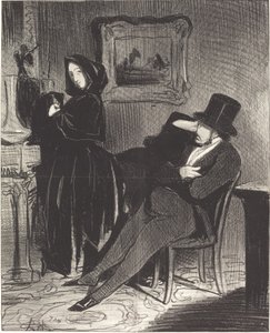 Częściej niż ja cię wożę... na bal... autorstwa Honoré Daumier