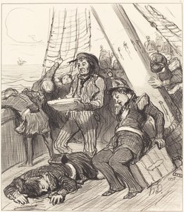 Kilku gwardzistów narodowych, którzy nie myśleli... autorstwa Honoré Daumier