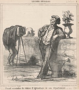 Udając członka komisji rolnictwa... autorstwa Honoré Daumier