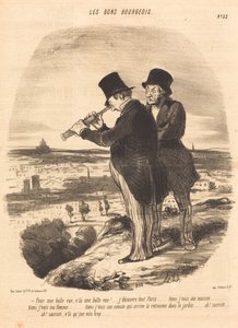Dla pięknego widoku, oto piękny widok!... autorstwa Honoré Daumier