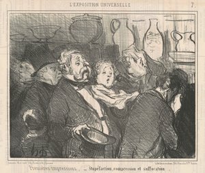Pierwsze wrażenia... Zdumienie... autorstwa Honoré Daumier
