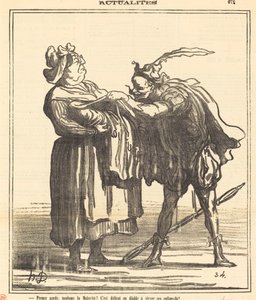 Uważaj, Pani Większość! autorstwa Honoré Daumier