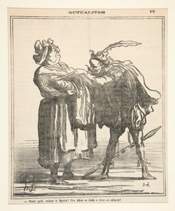 Uważaj, Madame la Majorite! autorstwa Honoré Daumier