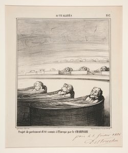 projekt parlamentu autorstwa Honoré Daumier