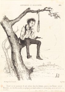 Kiedy posiadasz sto akcji... autorstwa Honoré Daumier
