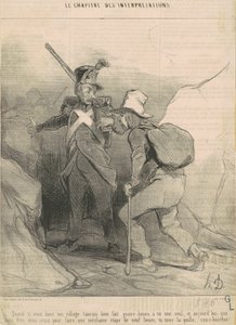 Kiedy byłeś w swojej wiosce, miałbyś... autorstwa Honoré Daumier