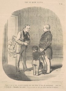 Jeśli chodzi o mnie, chcę użyć… siły rozumowania autorstwa Honoré Daumier