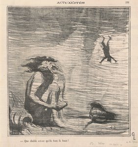 Co oni tam do diabła robią! autorstwa Honoré Daumier