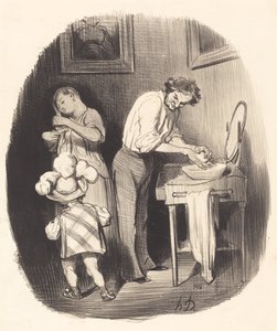 Jaki on jest miły, Dodore... autorstwa Honoré Daumier