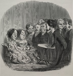 Rapujące Duchy autorstwa Honoré Daumier