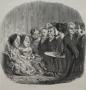 Rapujące duchy, 1851. autorstwa Honoré Daumier